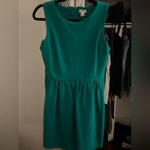 J. Crew Vibrant Teal Sleeveless Dress
